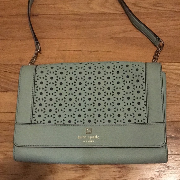 Kate Spade Kari Perri Lane Bag Dustymint - Picture 3 of 9